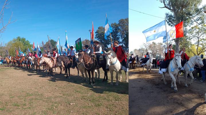 Espléndido desfile de Agrupaciones Gauchas en el Festival de la Cultura y la Tradición