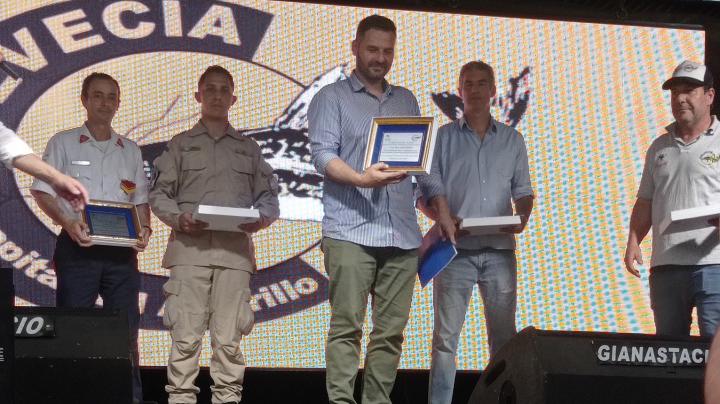 Helvecia: Norberto Ruscitti acompañó el concurso de la Pesca Del Amarillo
