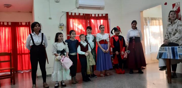 Cayastá: Taller de Teatro Comunal para niñas y niños inició su gran gira por las instituciones