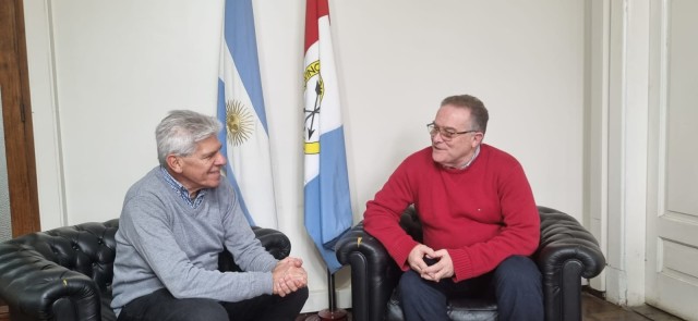 El Senador Baucero se reunió con el Ministro de Seguridad Jorge Lagna