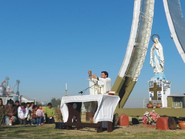 Regresa la peregrinación al Santuario de la Virgen de Lourdes en Colonia San Joaquín