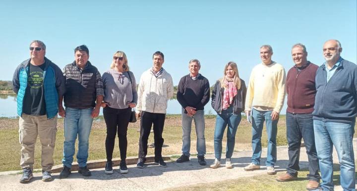 Santa Rosa: Natalia Galeano participó de la Reunión con el titular del Ente Nacional de Obras Hídricas de Saneamiento