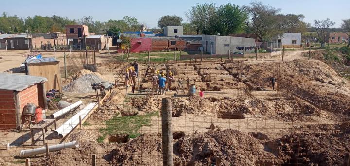 Santa Rosa: Avanzan las obras del Centro Comunitario 