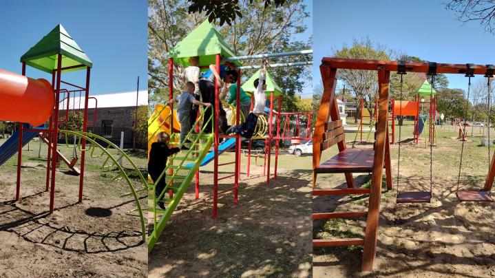 Santa Rosa: Se renovaron los espacios infantiles en Parque de 