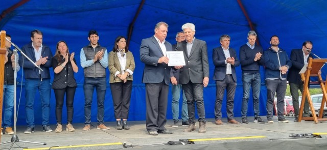 El Senador Baucero participó del acto central y visitó la muestra de la 35ª Expo Rural de San Javier