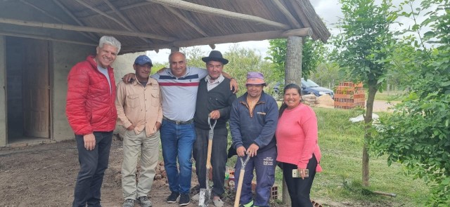El Senador Baucero visitó Cacique Ariacaiquín con una nutrida agenda