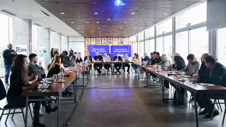 Santa Rosa: La Presidenta Comunal Natalia Galeano participó de la Mesa de gestión de riesgo climático