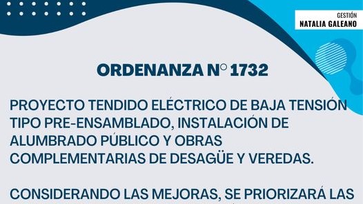 Santa Rosa aprueba ordenanza para llevar adelante obras de Infraestructura eléctrica