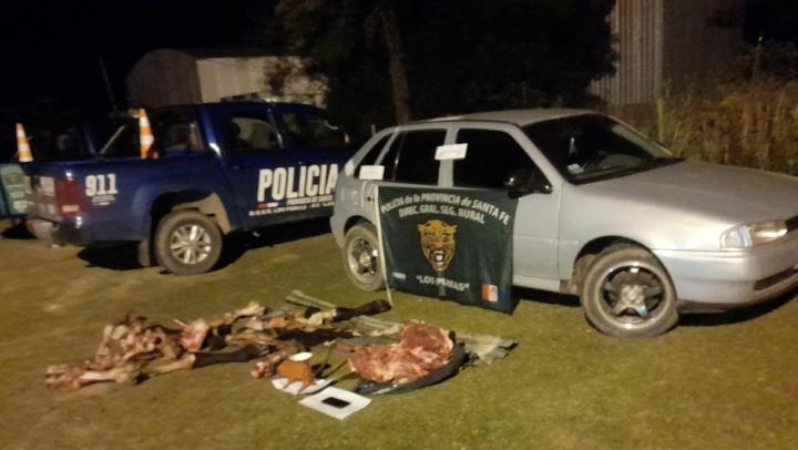 Dos jóvenes de San Javier fueron encontrados con carne de abigeato