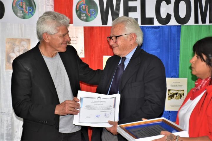 El Senador Baucero participó del reconocimiento a Guido Tourn