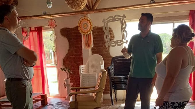 Norberto Ruscitti visitó La Brava fomentando el turismos local