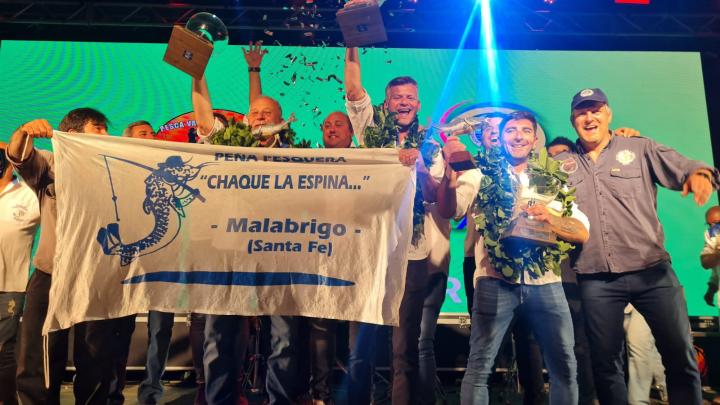 Torneo de surubi: El Dr. Elias, Pini Bugnon y Fabri Vanney campeones en Goya