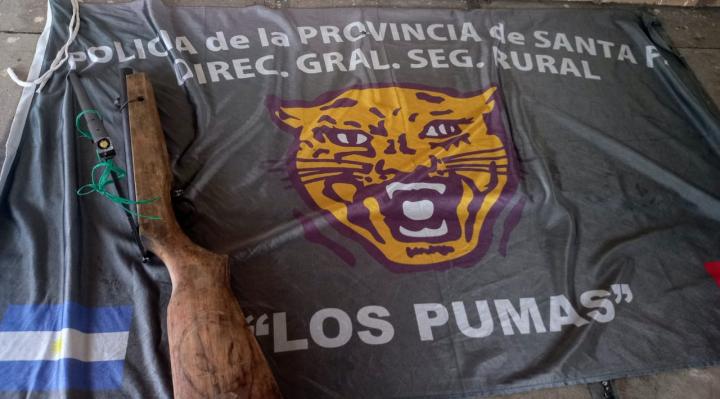 Alejandra: la Guardia Rural Los Pumas  secuestró un aire comprimido modificado 