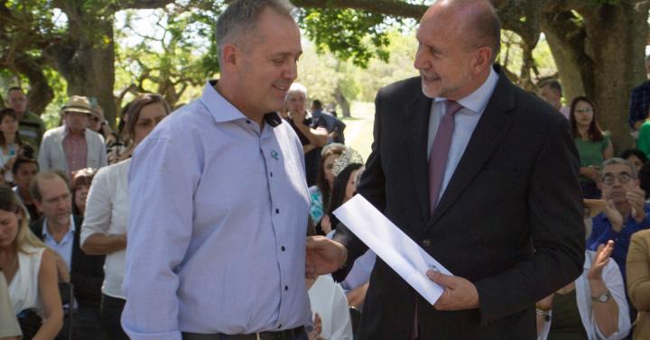 Cayastá: Edgardo Berli participó del acto conmemorativo por el 449° aniversario de la fundación de SantaFe