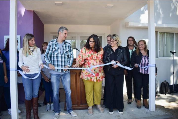 Helvecia: La Presidente Comunal participó de la Inauguración del Punto Violeta de Santa Rosa de Calchines