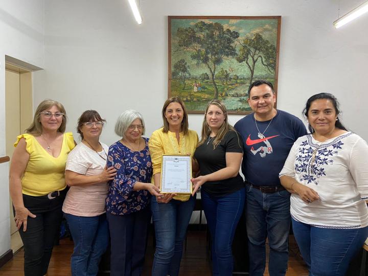 Betina Florito reconoció la labor de los enfermeros y reclamó por sus derechos