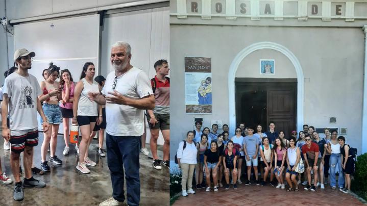 Santa Rosa de Calchines recibió estudiantes la UNL en la localidad