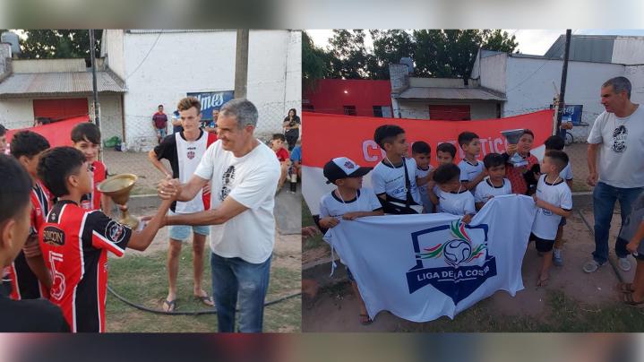 Concluyó el Torneo y Carlos Kaufmann entregó la copa y medallas a participantes de la Liga de la Costa de Fútbol