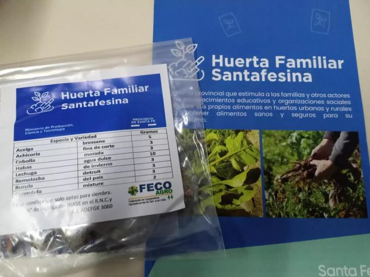 Santa Rosa: Se entregarán nuevamente semillas por el programa Huerta Familiar Santafesina