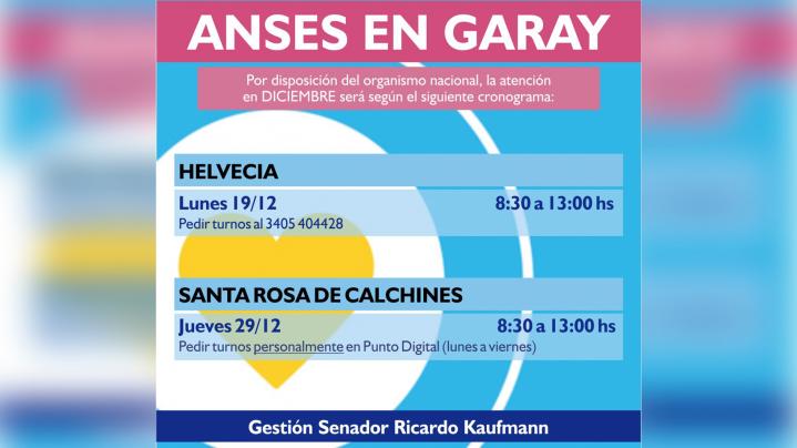 Nuevo Operativo de Anses para el Departamento Garay