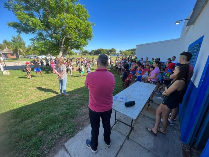 Cayastá: Comenzó la Colonia de Vacaciones para los niños locales