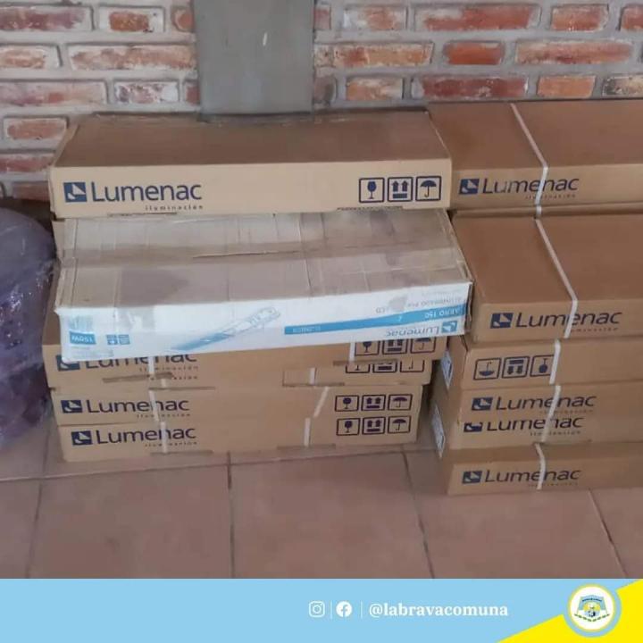 La Comuna de La Brava compró más luminaria LED para la localidad 