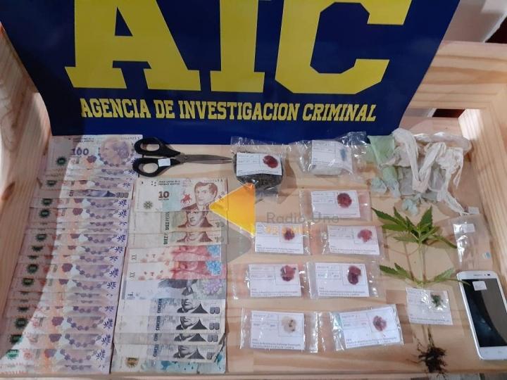 Secuestraron droga y detuvieron a un joven en Alejandra 