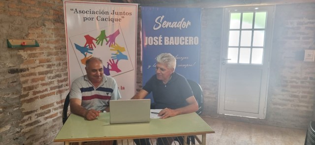 Cacique Ariacaiquín: El Senador Baucero se reunió con el Vicepresidente Comunal y recibió a vecinos de la localidad