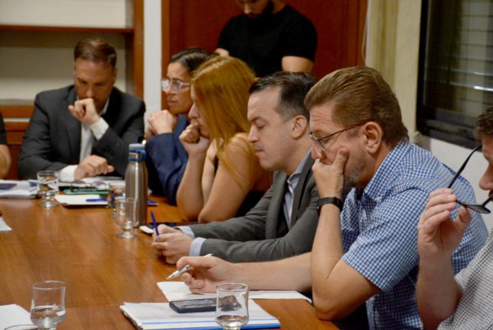 Rodrigo Borla participó de importante reunión de la Comisión De Seguridad Pública del senado con su par de Diputados