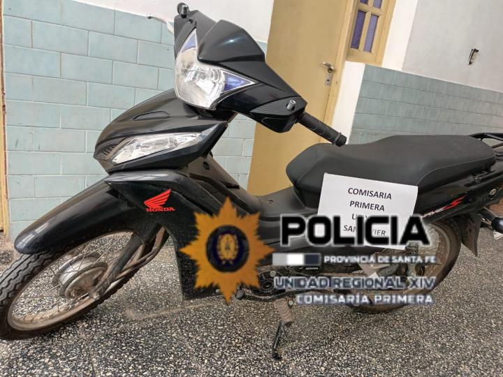 San Javier: quedó libre el masculino investigado por el robo de la moto