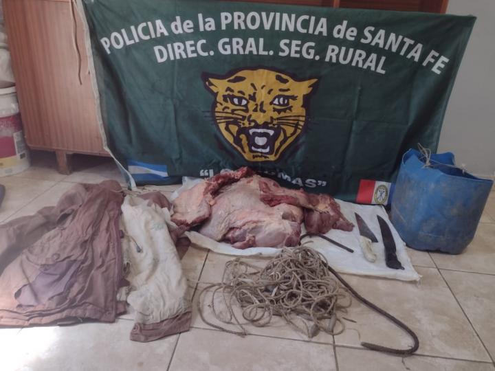 Los Pumas de San Javier secuestraron carne en un domicilio de barrio El Triángulo 