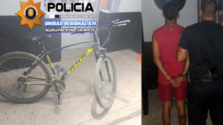 San Javier: andaba ofreciendo una bicicleta robada y lo descubrió la policía 
