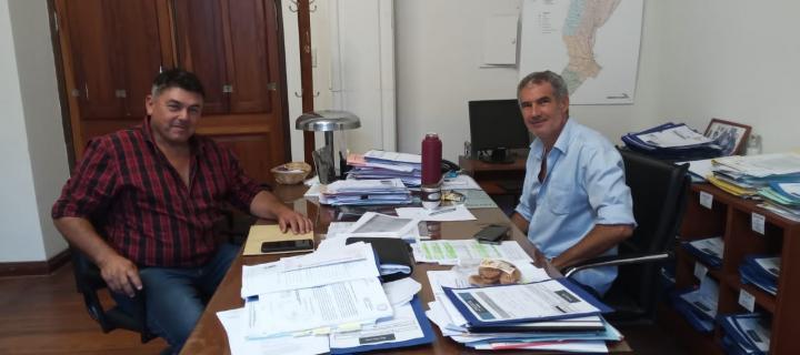 Saladero: El Presidente Comunal visitó la Secretaría de Municipios y Comunas en gestión de obras para la localidad