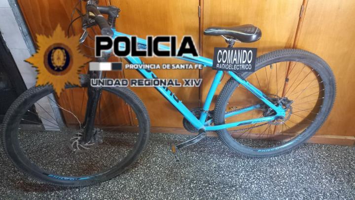 La Unidad Regional XIV de policía recuperó otra bicicleta robada en San Javier 
