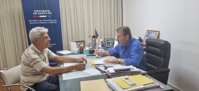 El Senador Baucero se reunió con el Director de Vialidad Provincial