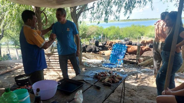 Helvecia: Carlos Kaufmann visitó algunos barrios de la localidad y se reunió con los vecinos