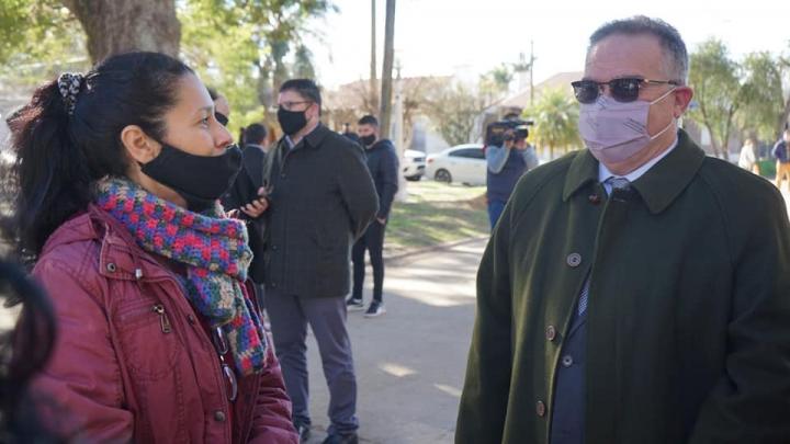 La Presidenta Comunal de Colonia Teresa dialogó con el Ministro de Seguridad 