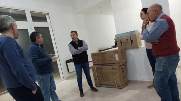 San Justo: El Senador Borla recorrió instituciones junto al concejal Matías Borla