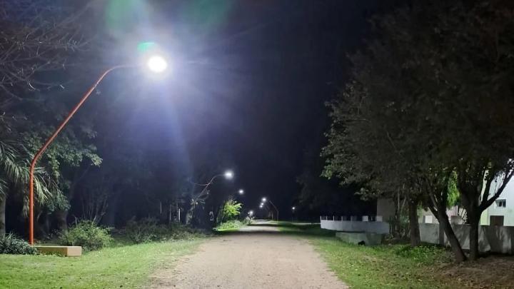 Cacique Ariacaiquín: Nueva iluminación en calles de la localidad