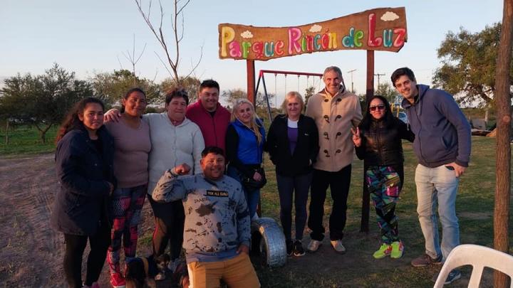 Saladero: Se llevó adelante el primer encuentro de voley en el nuevo parque 