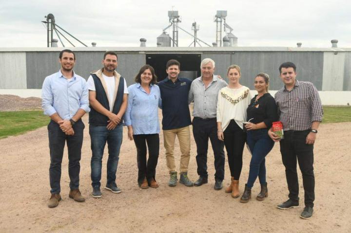 Norberto Ruscitti y Sergio Bonazza recibieron la visita de Alejandra Obeid