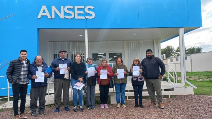 Santa Rosa: Nuevas jubilaciones gestionadas en las oficinas de ANSES San Javier