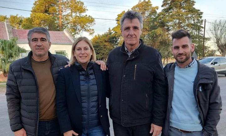 Oscar Dolzani visitó Colonia Duran Junto a Gisela Scaglia y referentes de su espacio