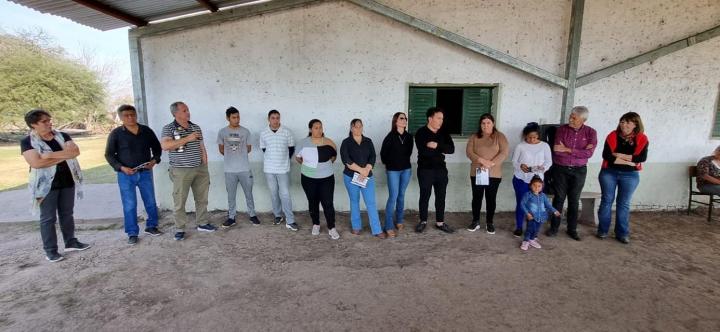 Colonia Durán: El Senador Baucero presente en la presentación de candidatos de su espacio y entregó aportes en Paraje el 94