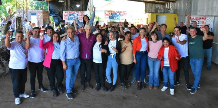 Cacique Ariacaiquín: El Senador Baucero participó de la presentación de candidatos de su espacio