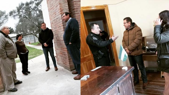 El Senador Borla recorrió el sur del departamento San Justo