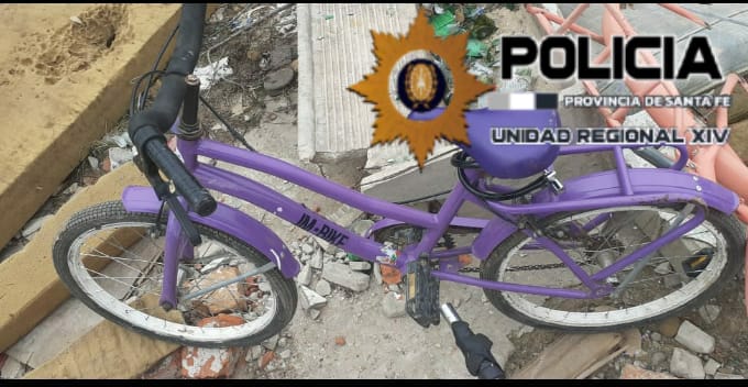 La policía de San Javier devolvió una bici robada a una pequeña nena