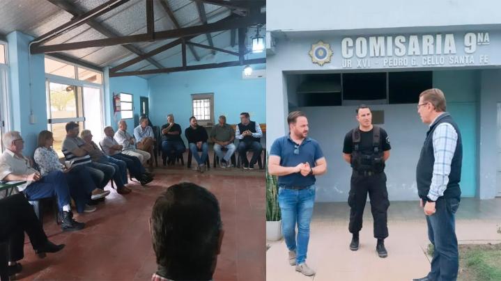 El Senador Borla recorre el Departamenteo San Justo apoyando localidades e instituciones