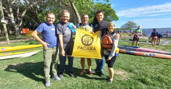 Cvayastá: gran participación de la Travesía en Kayak 