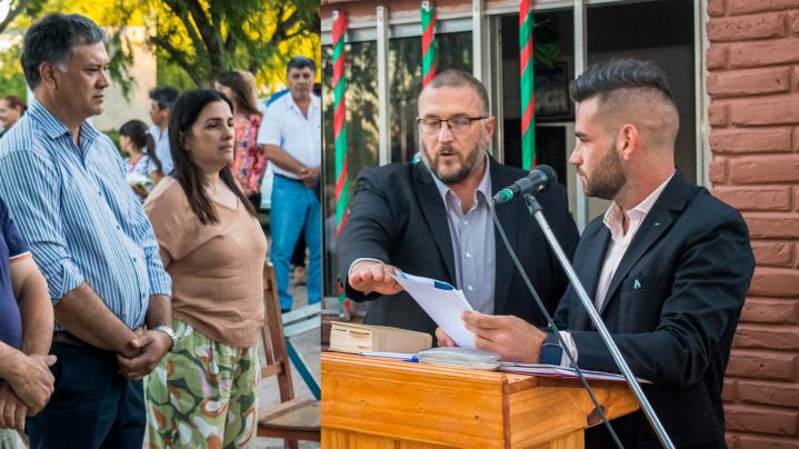 La Brava: Miguel Reginelli participó de la jura de autoridades en Colonia Teresa